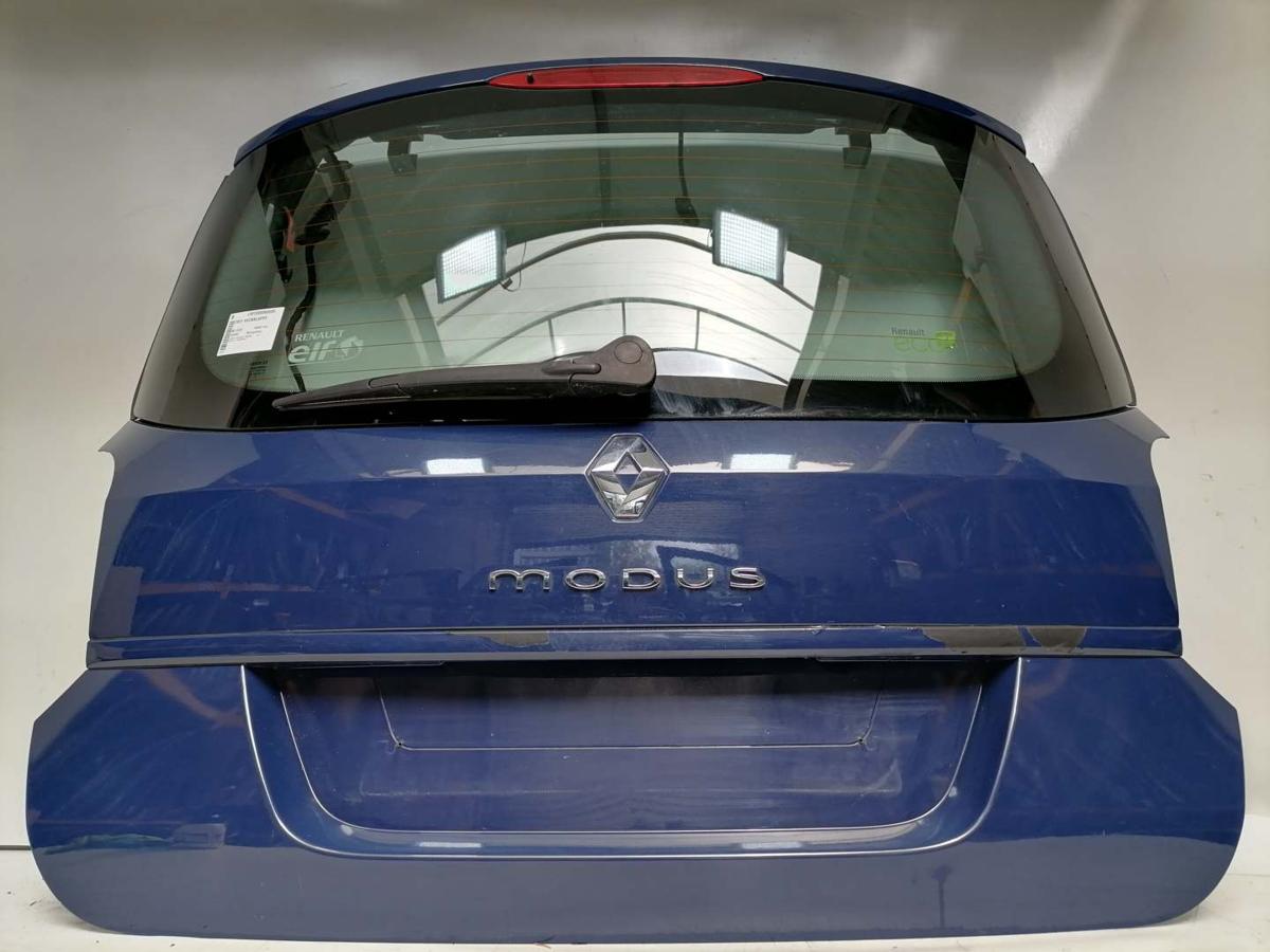 Renault Grand Modus original Heckklappe mit Heckscheibe OV460 K&ouml;nigsblau Bj.2008